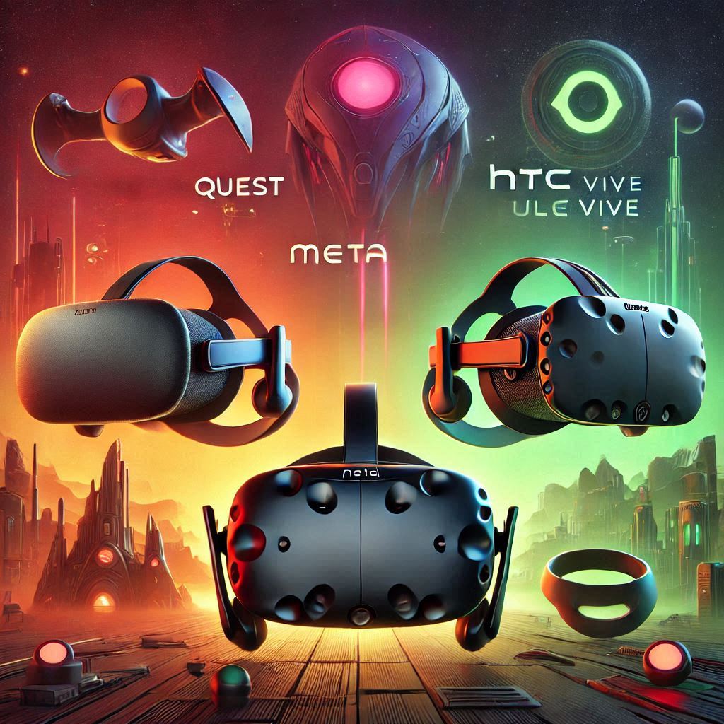 Meta Quest vs Oculus Rift vs HTC Vive comparison