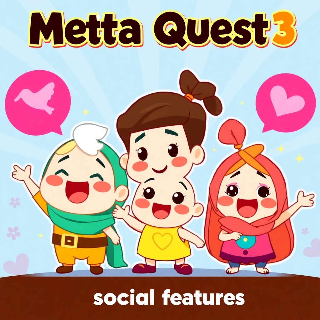 Meta Quest 3, social VR, virtual reality headset, multiplayer gaming, Horizon Worlds, virtual hangouts, Meta Quest 3 social features, VR collaboration, immersive social experiences, standalone VR