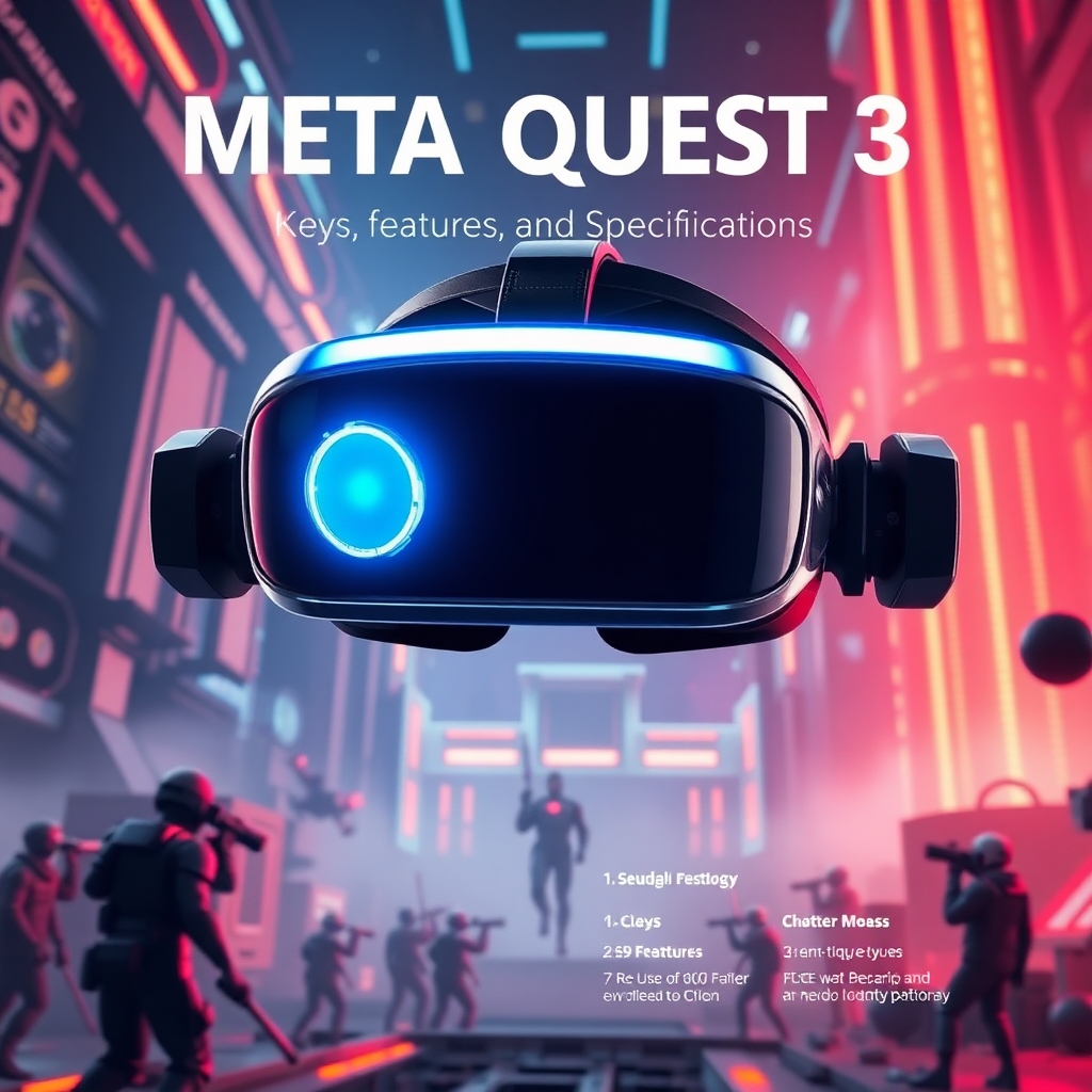 
Epic-modern-futuristic-scene-depicting-Meta-Quest-3-VR-Headset-Keys-Features-and-Specifications-at-a-massive-scale-with-lens-glow-lighting-heroic-elements.